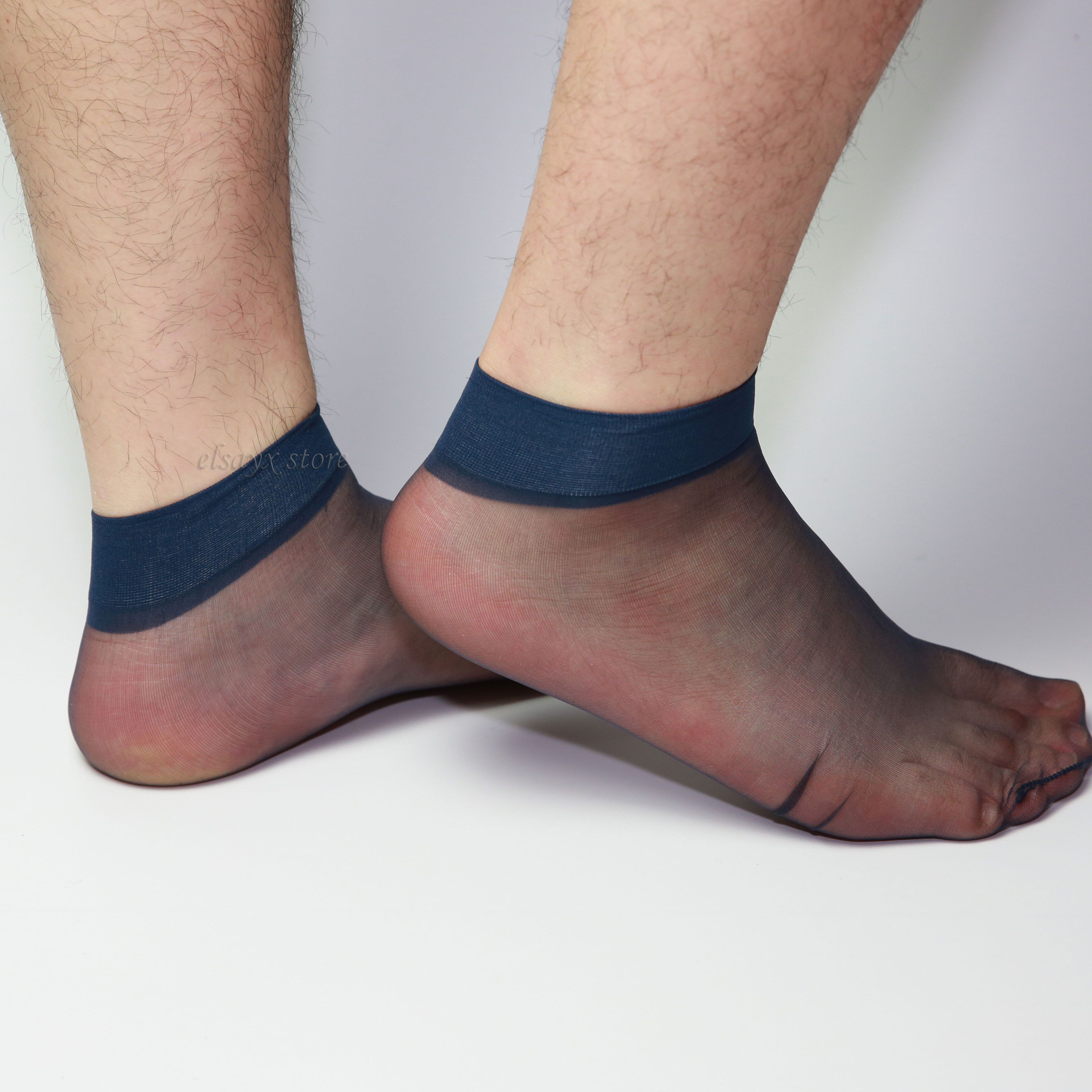 Mens Sheer Nylon Socks 68