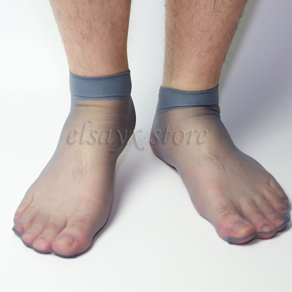 Mens Sheer Nylon Socks 57
